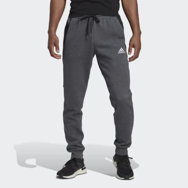 Männer Sportswear Essentials Camo Print Fleece Hose Grau