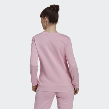 Polerón Essentials Logo Rosado Mujer Sportswear