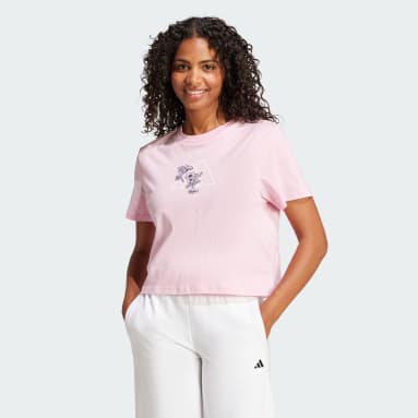 Tech Illustrate Graphic Loose Fit Crop Tee