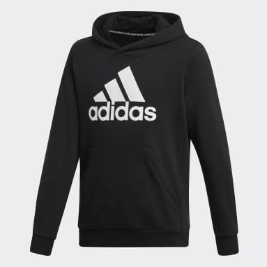 Buzo Must Haves Badge of Sport Negro Niño Sportswear