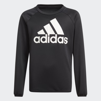 Polerón adidas Designed To Move Big Logo Negro Niño Sportswear