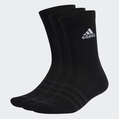Sportswear černá Ponožky Cushioned Crew – 3 páry