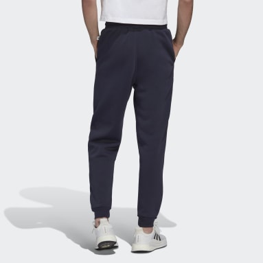 Men Sportswear Blue Studio Lounge Fleece Pants