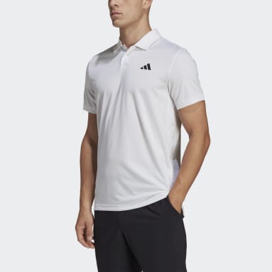 Men Tennis White HEAT.RDY Tennis Polo Shirt