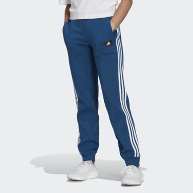 Ženy Sportswear modrá Kalhoty adidas Sportswear Future Icons 3-Stripes Regular Fit