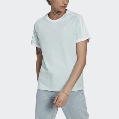Women Lifestyle Blue Graphic Tee