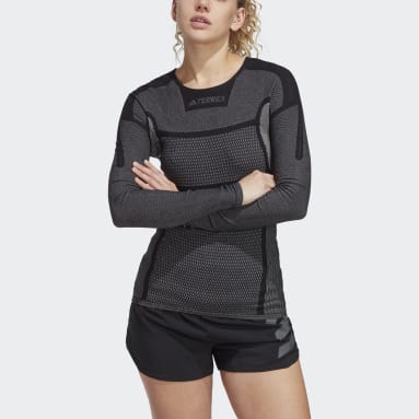 Dames TERREX zwart Terrex Drynamo™ Baselayer Longsleeve