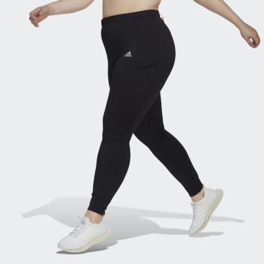 Kvinder Løb Sort FastImpact COLD.RDY Winter Running Long Plus Size tights