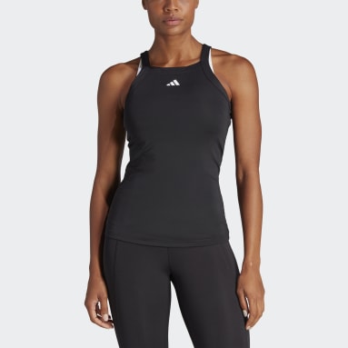 Camiseta de tirantes AEROREADY Train Essentials Minimal Branding Negro Mujer Gimnasio Y Entrenamiento