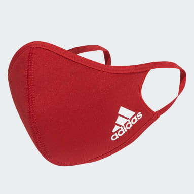 Sportswear Red Face Covers 3-Pack XS/S