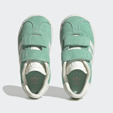Infant & Toddlers 0-4 Years Originals Green Gazelle Shoes
