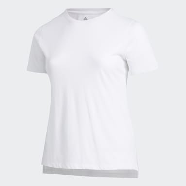 Frauen Yoga Go To T-Shirt – Große Größen Weiß