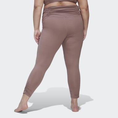 Yoga Studio Gathered 7/8 Tights (store størrelser) Lilla