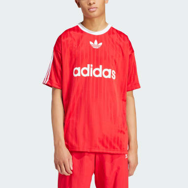 Camiseta Adicolor Rojo Hombre Originals