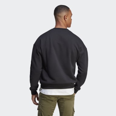 Men Sportswear Black Lounge Fleece Sweatshirt