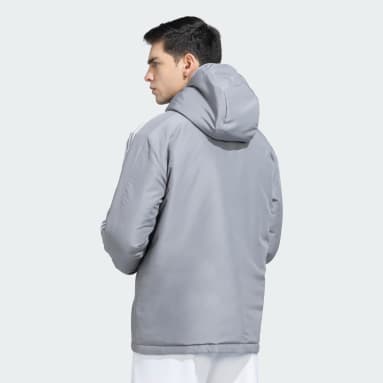 Essentials 3-Stripes Insulated Hooded Jacket