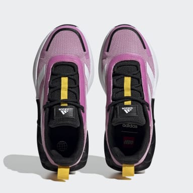 Tenis adidas x LEGO® Tech RNR con Cordones Violeta Niño Sportswear