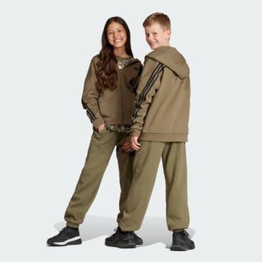 Kids Sportswear Green Future Icons Logo Pants