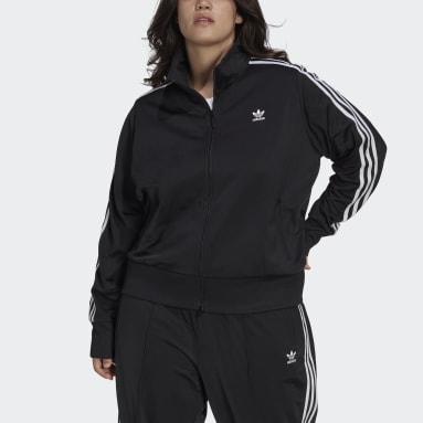 Casaco Firebird Adicolor Classics (Plus Size) Preto Mulher Originals