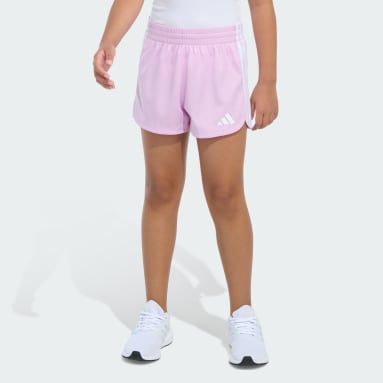 Elastic Waistband 3-Stripes Pacer Mesh Shorts