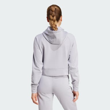 AEROREADY Game and Go Fleece Ritsjack met Capuchon