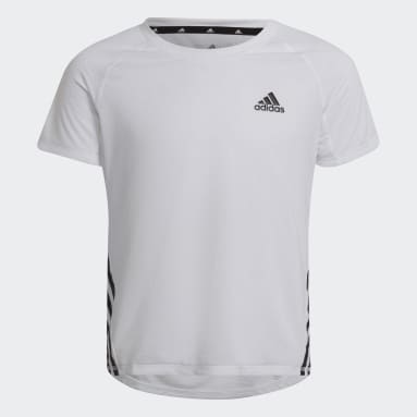T-shirt AEROREADY Training 3-Stripes Blanc Filles Sportswear