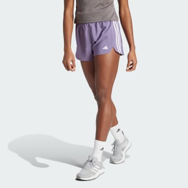 Shorts Treino Malha Cintura Alta Pacer Três Listras