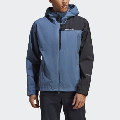 Muži TERREX modrá Bunda Terrex Multi RAIN.RDY 2.5-Layer Rain