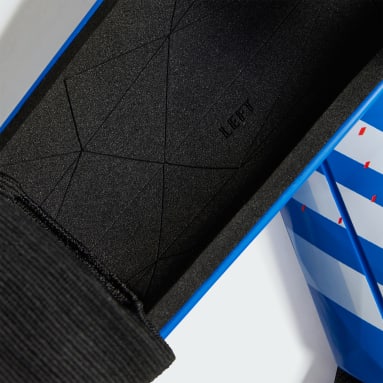 Youth 8-16 Years Soccer Blue Predator Match Shin Guards