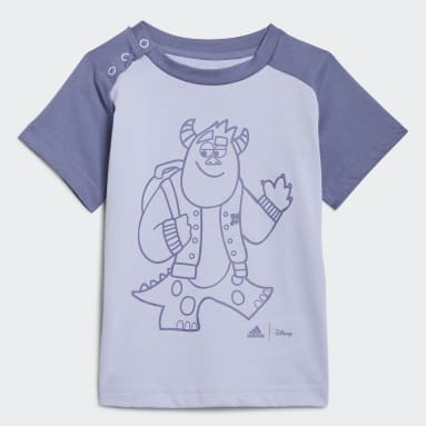 Camiseta adidas x Disney Pixar Monsters, Inc. Violeta Niño Sportswear