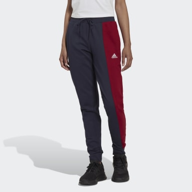 Dam Sportswear Blå Essentials Colorblock Pants