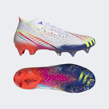 Botines Predator Edge.1 Terreno Blando Blanco Fútbol
