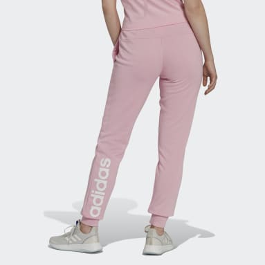 Ženy Sportswear růžová Kalhoty Essentials French Terry Logo