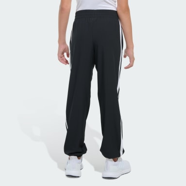 Elastic Waistband Woven 3-Stripes Jogger Pants