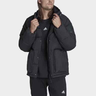 Utilitas Hooded Down Jacket Czerń