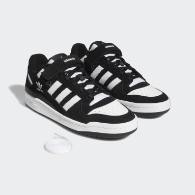 adidas black and white shoes for men