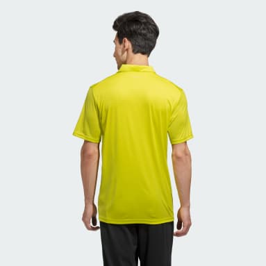 Men Tennis Yellow CLUB POLO TEE