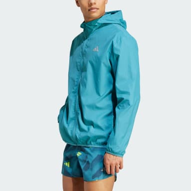 Chamarra Run It Turquesa Hombre Running