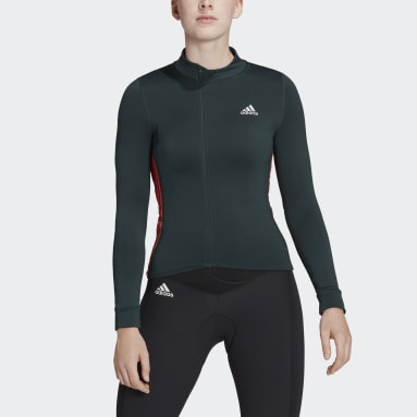 Maillot The COLD.RDY Long Sleeve Cycling Vert Femmes Cyclisme