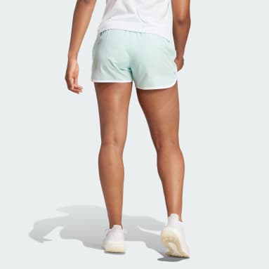 Women Running Turquoise 마라톤 20 러닝 쇼츠