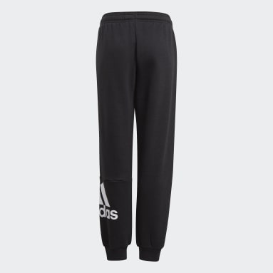Boys Lifestyle Black Essentials French Terry Pants