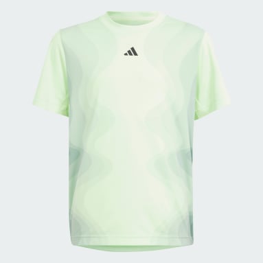 T-shirt da tennis Pro Junior Verde Ragazzo Tennis