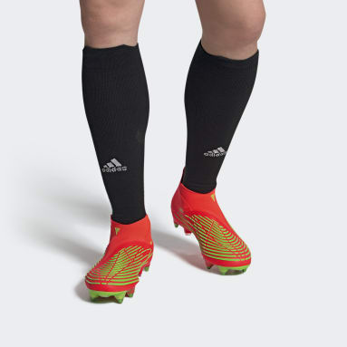 Calzado de Fútbol Predator Edge+ Terreno Blando Naranja Fútbol