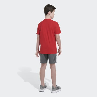 Youth Sportswear Red Camo Logo Tee