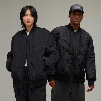 Y-3 Svart Y-3 Bomberjacka