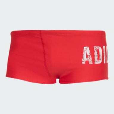 Sunga adidas Wording Vermelho Homem Sportswear
