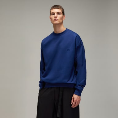 สเวตเตอร์คอกลมผ้าเฟรนช์เทอร์รีย์ Y-3