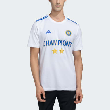 Adidas white cricket dress shop