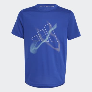 T-shirt graphique AEROREADY Bleu Garçons Sportswear