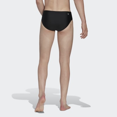 Männer Schwimmen Wording Badehose Schwarz